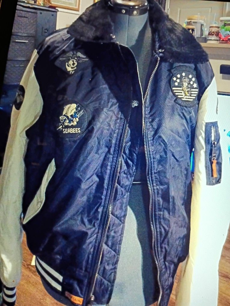 TOP GUN NEW YORK  TYPE B-15 BOMBER JACKET 2X