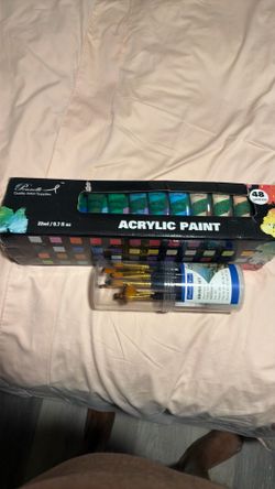 Paint and brushes
