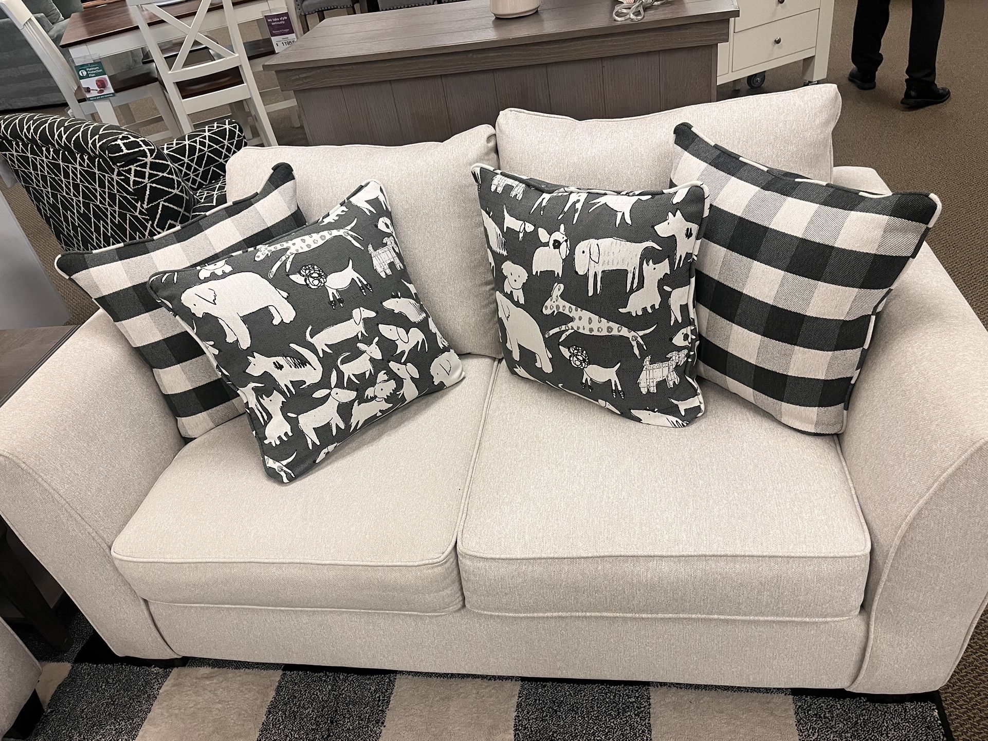 Daine Loveseat And Sofa