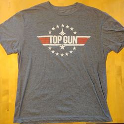 TOP GUN Logo Tee (Unisex Large & Medium)