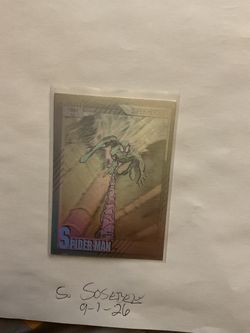 1991 MARVEL UNIVERSE IMPEL SERIES II SPIDER-MAN #H-1 HOLO CARD