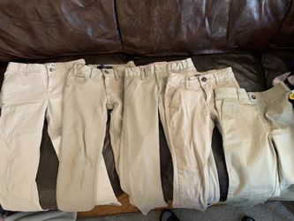 Kid Uniform Khaki Pants Size Medium