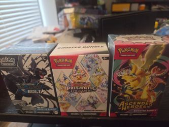 Pokemon booster bundles black bolt prismatic ascended heroes