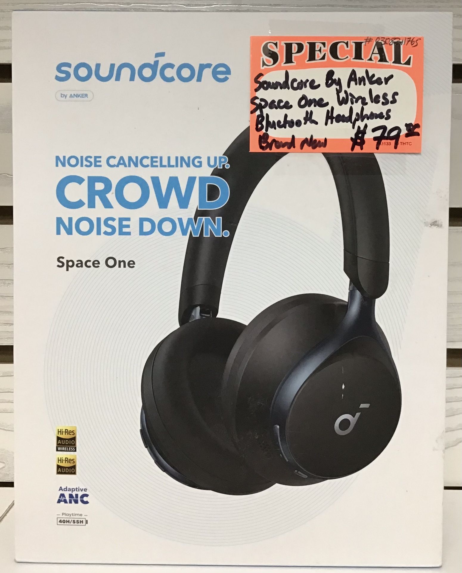 Soundcore By Anker Space One Wireless Bluetooth Headphones Brand New