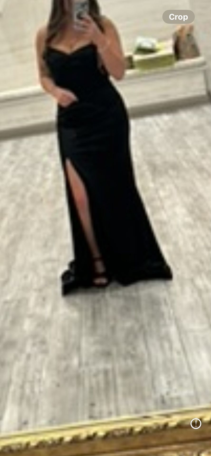 David’s bridal Black Bridesmaids Dress - Size 4 / Evening Gown / Formal Dress