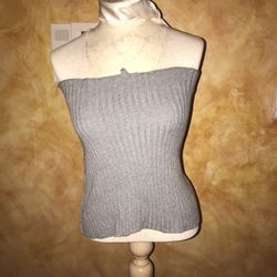Sweater Tube Top Crop Top 1 Size Fits Most