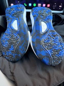 Kids Nike Basketball Sneakers Blue and White