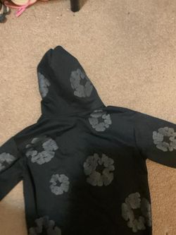 Black denim tears monowrath hoodie