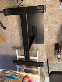 Black Metal Floor Stand Mount