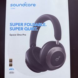 Soundcore Space One Pro Over Ear Headphones Foldable Adaptive ANC 60HPlay Hi-Res