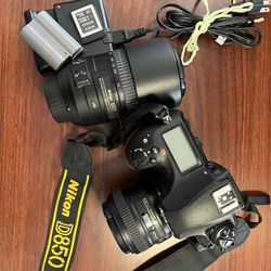 Nikon D850 Body and 2 Lenses