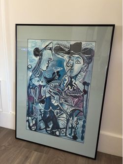 Framed Picasso “The Couple” poster
