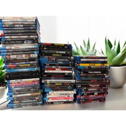 82 Blu -rays & DVDs 