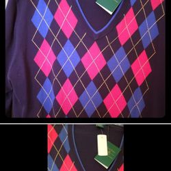 XXL V-neck Brooks Brothers sweater.