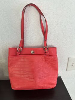 Anne Klein Coral Pink Purse