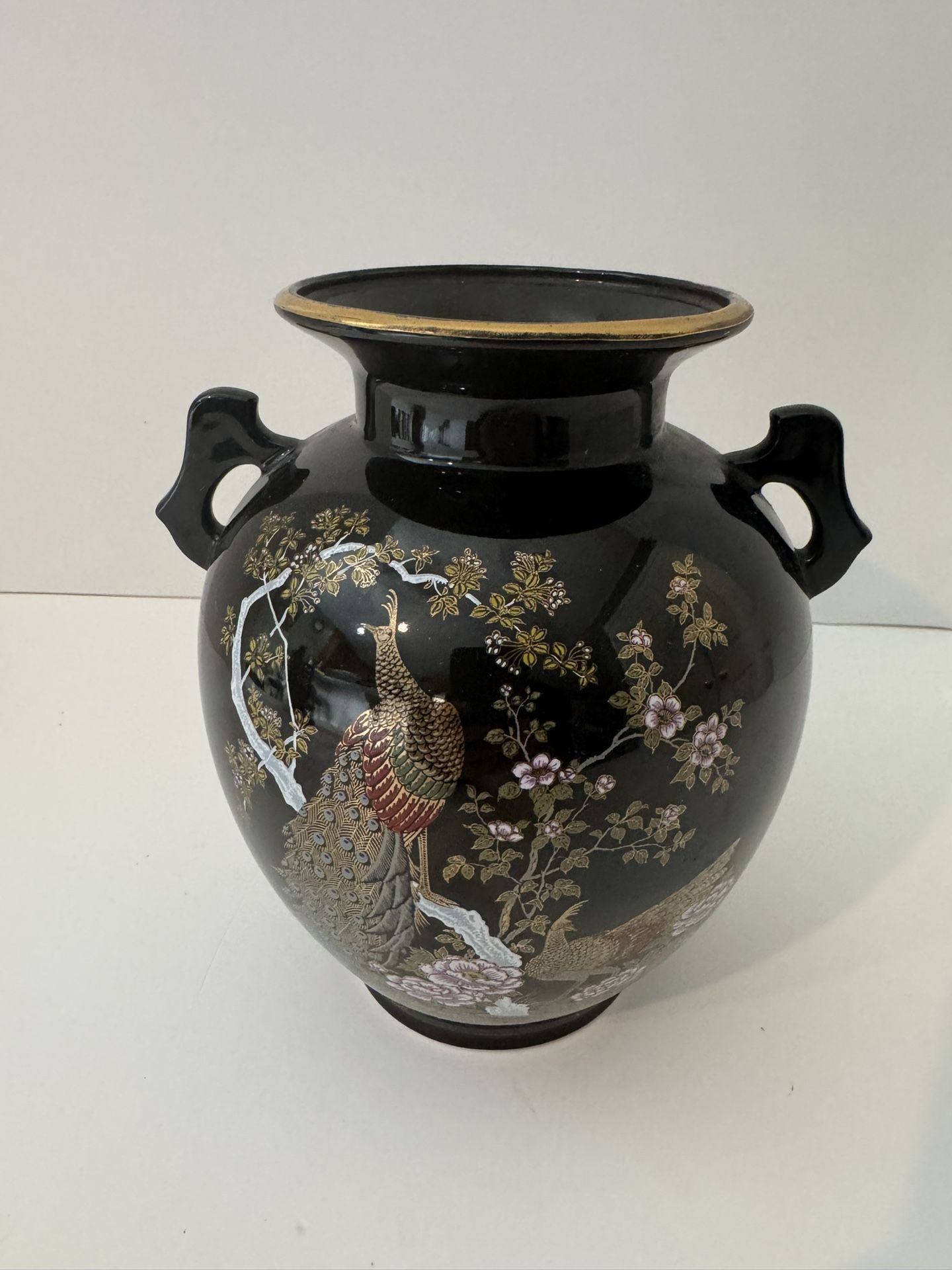 MidCentury Japanese Lacquerware Vase