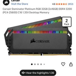 Corsair Dominator Platinum RGB 32GB x2