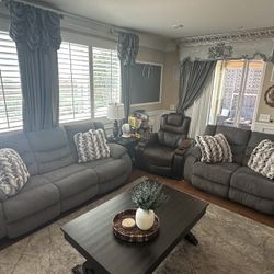 Ashley's Tulen Reclining Sofa And Loveseat