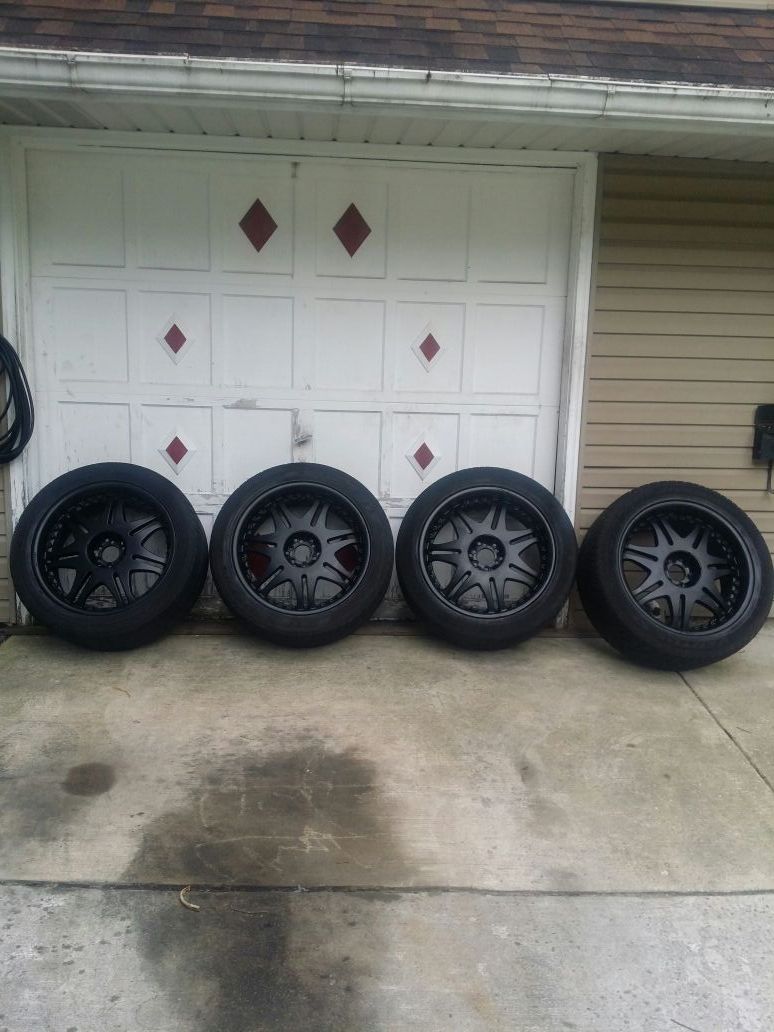 22" inch Dvinci Wheels with Tires Universal 6 Lug