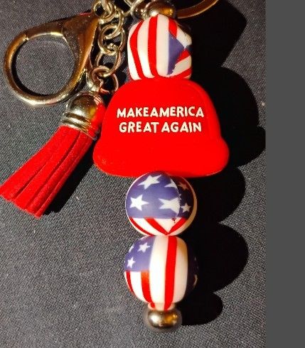 Red White And Blue Keychains