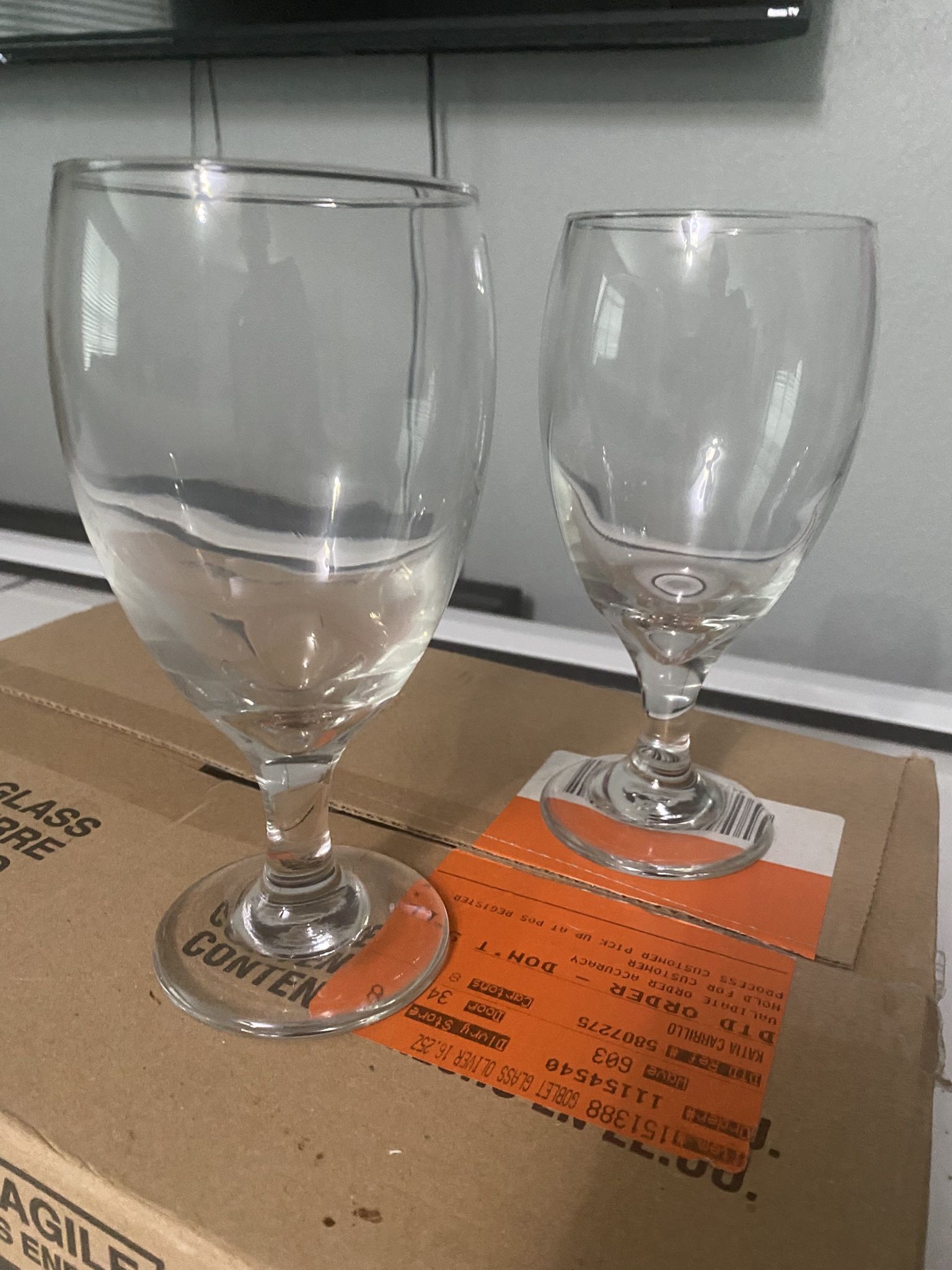 Copas Para Vino De Vidrio