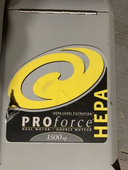 Allergies? PROforce 1500xp Hepa Vacuum 