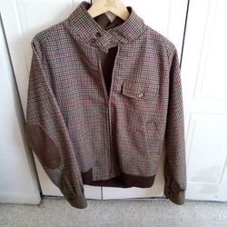 Williams Style English Tweed WeatherProof Men's Jacket** Like New** 