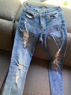 Express Ripped Boyfriend Fit Jeans