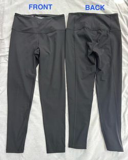 lot of 2 Victoria’s Secret VSX Sport knockout black high rise leggings - sz M