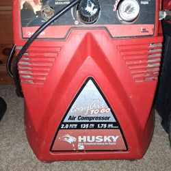 Husky 135psi 1.75 Gallon Air Compressor Good Running Working Condition 
