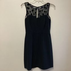 Women’s LAUREN CONRAD Polyester/Ryan/spandex black sleeveless dress… Size-4