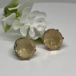 Swarovski Crystal Round Cut Studs Earrings