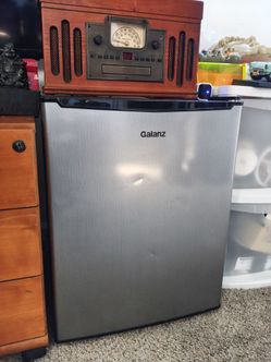 Galanz Mini Fridge Stainless Steel