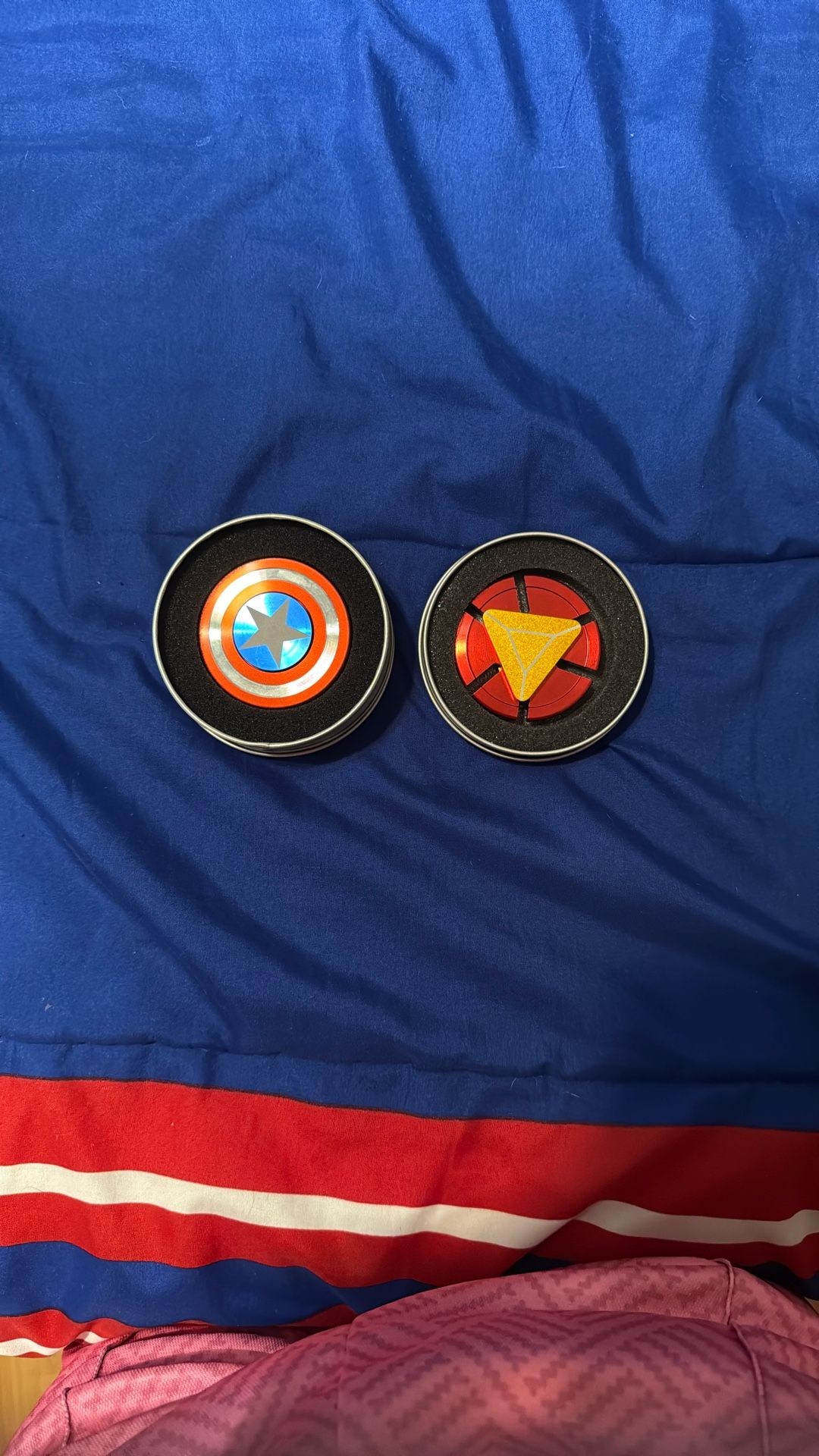 Captain America and Iron Man Fidget Spinner