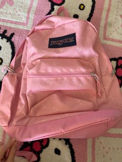 Jansport pink bow back pack