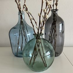 Multicolored Glass Vases