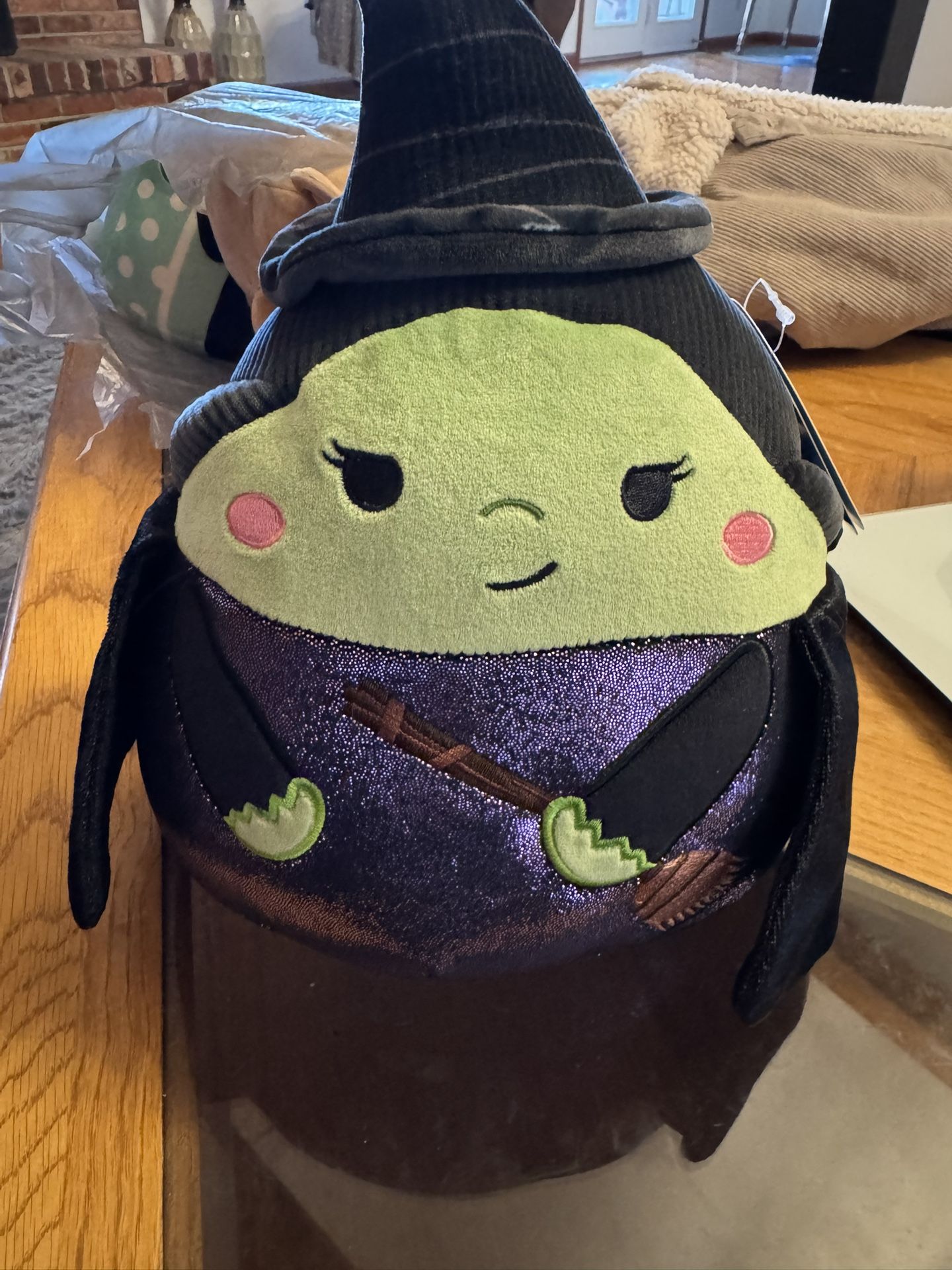 New Squishmallow Wicked Elphaba The Wicked Witch 10 Inch Plush