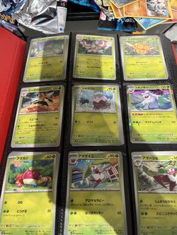 70% Complete Snow Hazard Pokemon Collection Comes With Binder And Extra Cards In Back