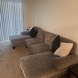 Gray U Shaped couch