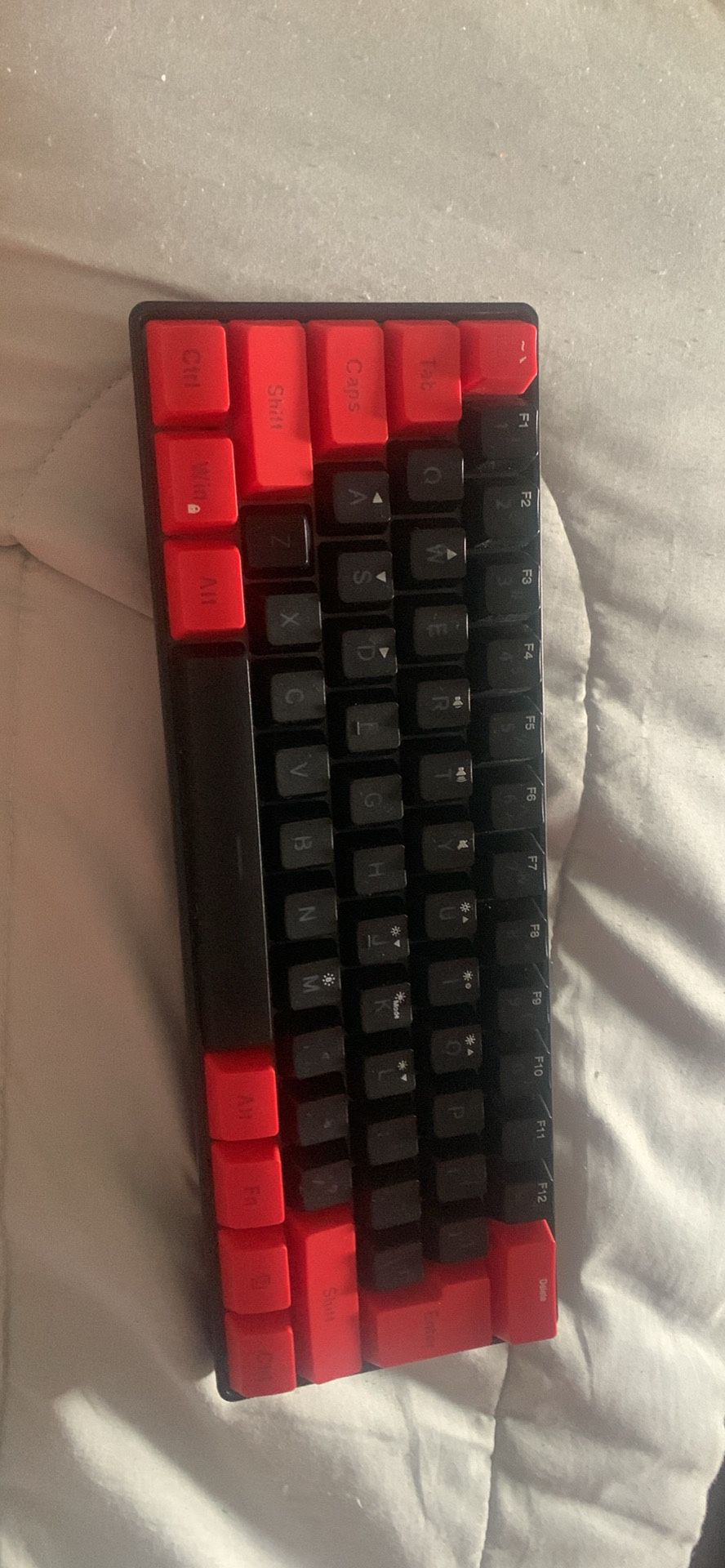 Gaming Keyboard Everything Works Black And Red 