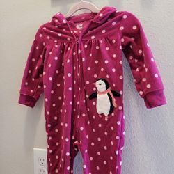 18m Penguin Fleece Jumper