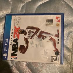 NBA 2k 21 PS4 Just Cover No Disc 
