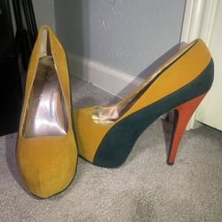 Multi-color Heels