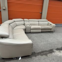 Leather Electric Recliner 