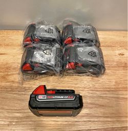 New Milwaukee Batteries M18 CP 2.0 $40 Each