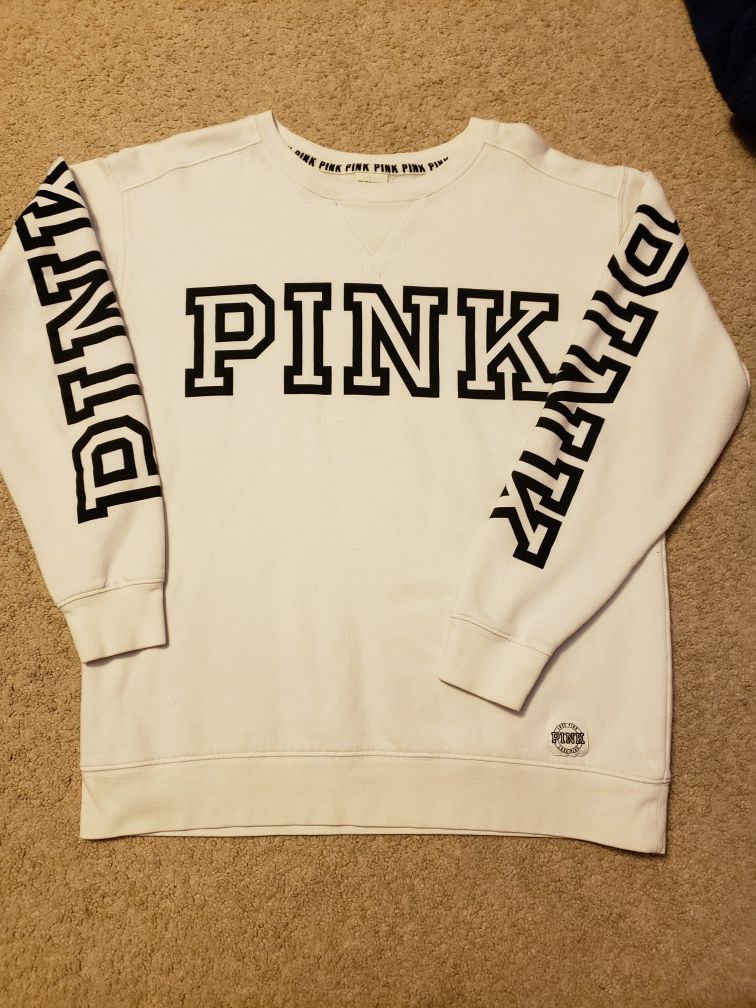 VS Pink Crewneck Small
