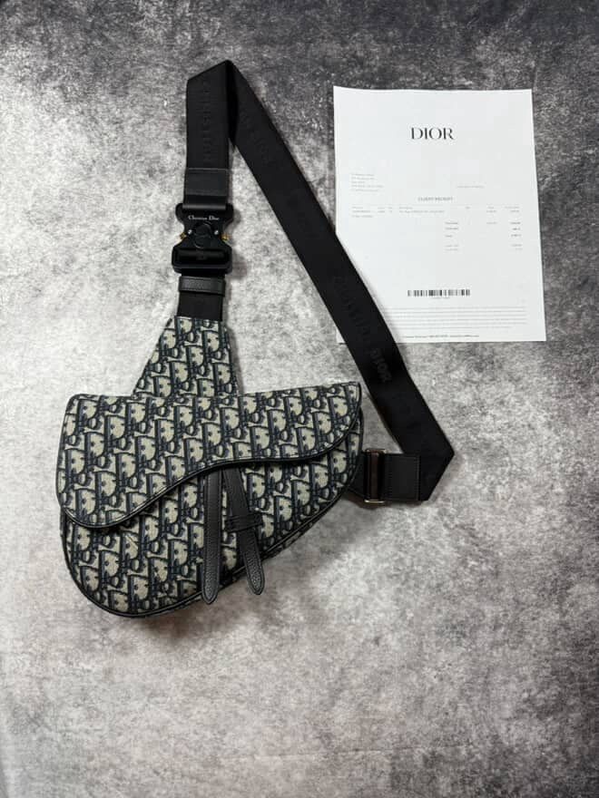 Christian Dior saddle bag oblique