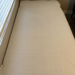 IKEA Twin Bed Frame and Foam Mattress 