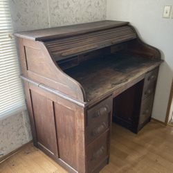 Antique Roll top Desk