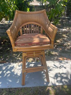 Bamboo Bar Stool Used Cindition $25 Firm on Price
